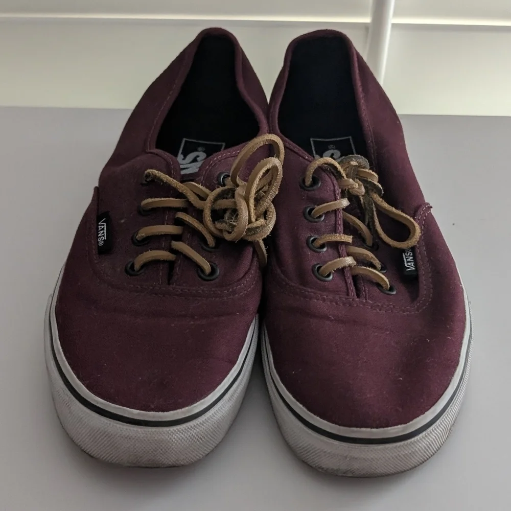 🥁 Vans Port Royalle Authentic Maroon Sneakers